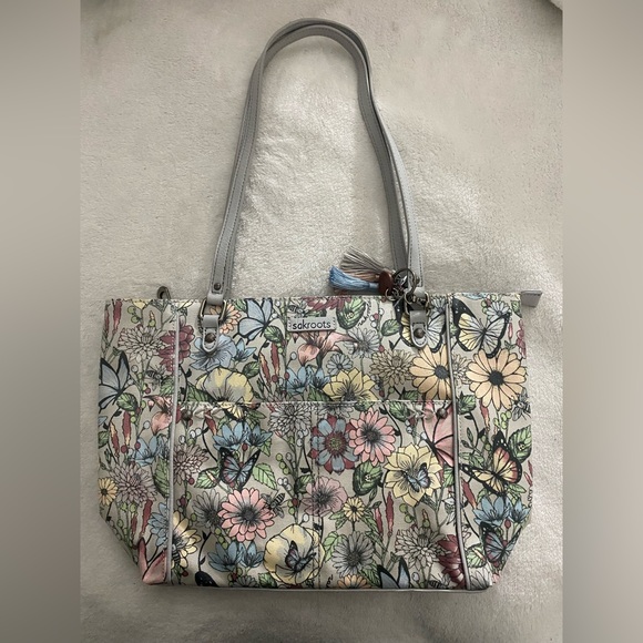 Sakroots Bags Sakroots Womens Metro Tote Bag In Blush In Bloom